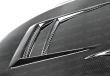 Load image into Gallery viewer, Seibon 08-12 Mitsubishi Lancer Evo X DV-Style Carbon Fiber Hood - HD0809MITEVOX-DV