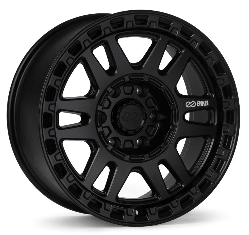 Enkei Trail-Tracker 18x9 / 6x139.7 BP / ET0 / 106.1mm Bore - Matte Black Wheel - 560-890-8400BK
