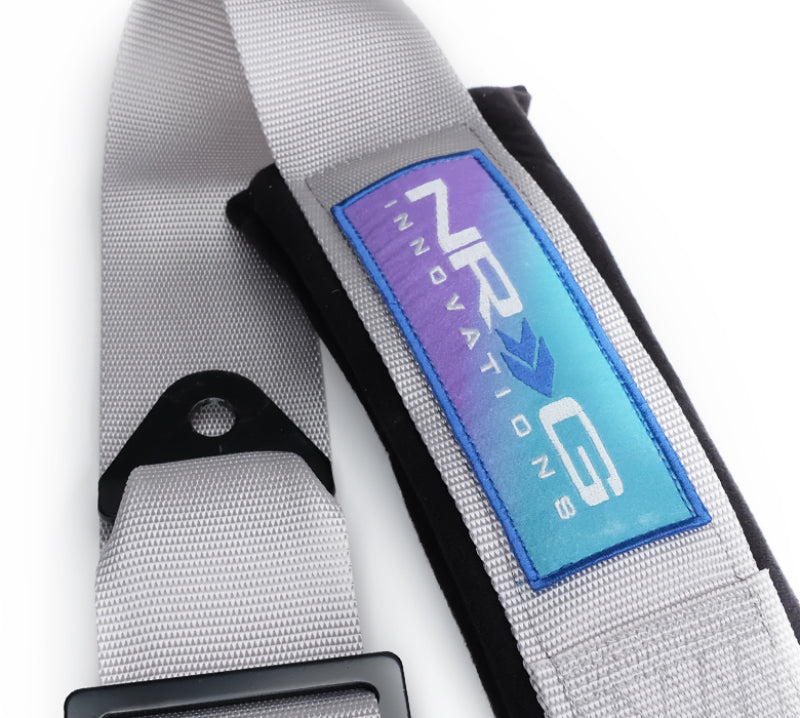 NRG 5PT 3in. Seat Belt Harness / Cam Lock - Silver - SBH-B6PCSL