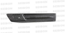 Load image into Gallery viewer, Seibon 09-10 Nissan GTR R35 Carbon Fiber Fender Duct Logos (Pair)