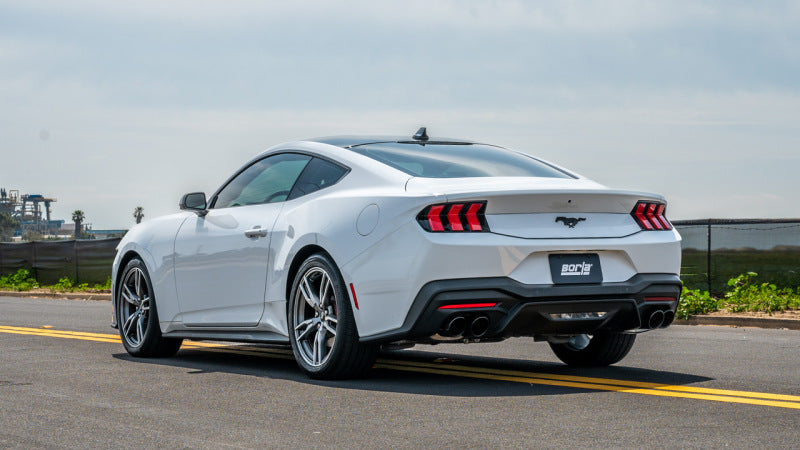 Borla 2024 Ford Mustang Ecoboost 2.3L ATAK Catback Exhaust Black Chrome w/ Quad Tip - Non-Active - 140982BC