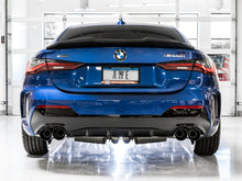 Load image into Gallery viewer, AWE Tuning 2019+ BMW M340i (G20) Resonated Touring Edition Exhaust - Quad Diamond Black Tips - 3015-43158