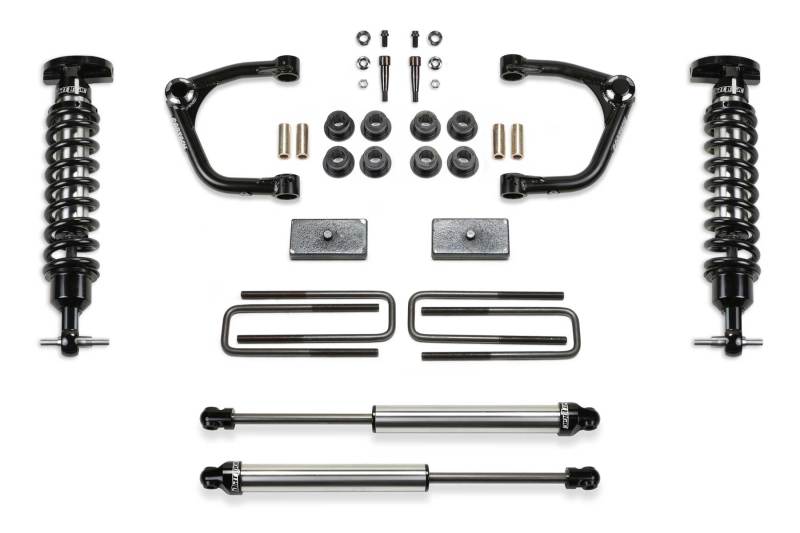 Fabtech 19-21 GM C/K1500 P/U Diesel 3in Uniball UCA Sys w/Dl 2.5 & 2.25 - K1167DL