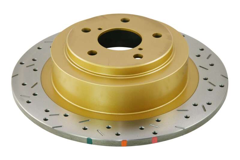 DBA 01-04 Outback 2.5L/3.0 H6 Rear Drilled & Slotted 4000 Series Rotor - DBA4657XS
