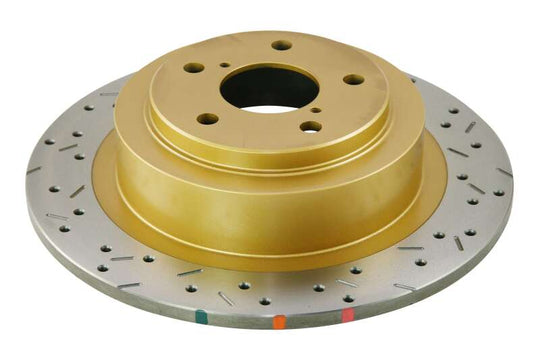 DBA 01-04 Outback 2.5L/3.0 H6 Rear Drilled & Slotted 4000 Series Rotor - DBA4657XS