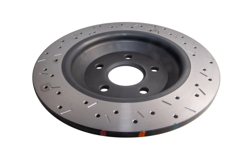 DBA 2016-2017 Ford Focus RS Rear Drilled & Slotted 4000 Series Rotor - DBA42969BLKXS