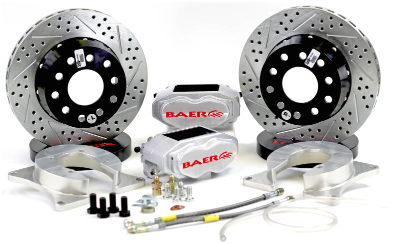 Baer Brakes Rear Ends w/ Ford 9in Early Big Bearing HE 11in SS4+ DS Rear SDZ Brake Kit - Clear - 4262322C
