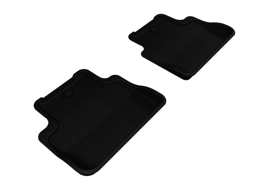 3D MAXpider 2009-2014 Acura TL FWD Kagu 2nd Row Floormats - Black - L1AC00321509