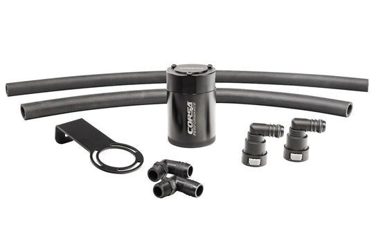 Corsa 2021-2024 Dodge Ram TRX Crew Cab Aluminum Oil Catch Can w/Mounting Bracket - CC0008