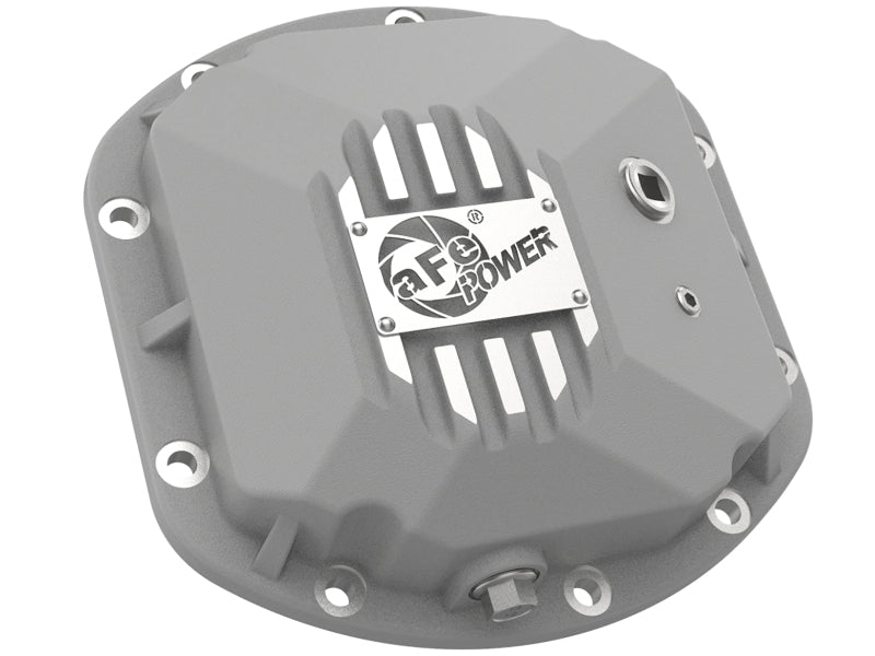 aFe 97-18 Jeep Wrangler TJ/JK Dana 30 Street Series Differential Cover w/ Machined Fins - Raw - 46-71130A