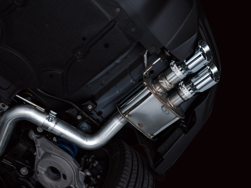 AWE 2024 Ford Mustang GT Fastback S650 RWD SwitchPath Cat-Back Exhaust w/ Quad Chrome Silver Tips - 3025-42650