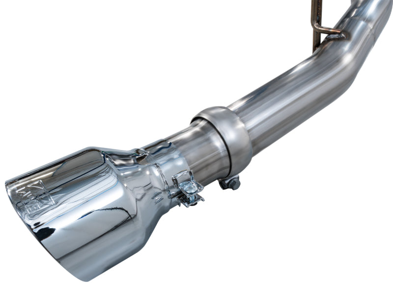 AWE Tuning 2025+ RAM 1500 RHO 3.0 I6 TT 0FG Dual Rear Exit Cat-Back Exhaust - Chrome Silver Tips - 3015-32630
