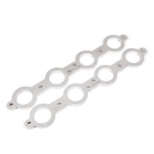 Load image into Gallery viewer, Stainless Works Chevrolet LS1/LS6 Round Port Header 304SS Exhaust Flanges 1-3/4in Primaries - HFLS1175
