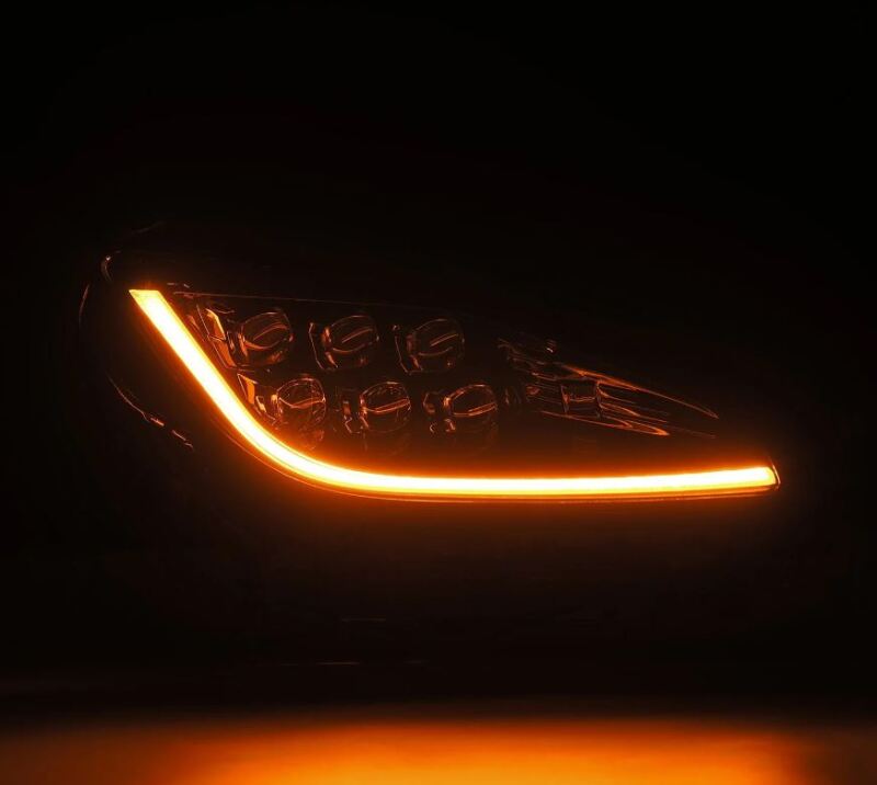 AlphaRex 21-23 Toyota GR86 / Subaru BRZ NOVA-Series LED Projector Headlights - Alpha Black - 880875