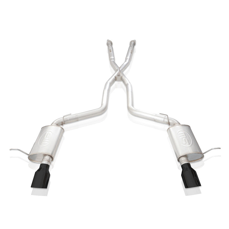 Stainless Works 18-19 Dodge Durango 6.4L Legend Catback Exhaust w/ Black Tips - DUR18CBL-B