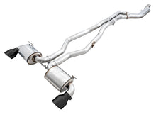 Load image into Gallery viewer, AWE Tuning 2020 Toyota Supra A90 Non-Resonated Touring Edition Exhaust - 5in Diamond Black Tips - 3020-33072