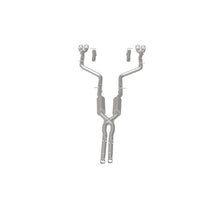 Load image into Gallery viewer, MagnaFlow Cat-Back, SS, 2.5in, Quad Split Rear 3.5in Tip 2015 Dodge Challenger 3.6L V6 - 19217