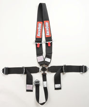 Load image into Gallery viewer, RaceQuip Black SFI CAMLOCK 5pt Dragster U Belt - 748008