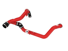 Load image into Gallery viewer, aFe Bladerunner 2-1/4 IN Aluminum Hot Charge Pipe Black 20-23 Ford Explorer/Explorer ST - Red - 46-20658-R