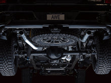 Load image into Gallery viewer, AWE Tuning 22-23 GMC Sierra 1500 AT4X 6.2L 0FG Catback Split Dual (Flat Bumper) - Bashguard(No Tips) - 3015-31972