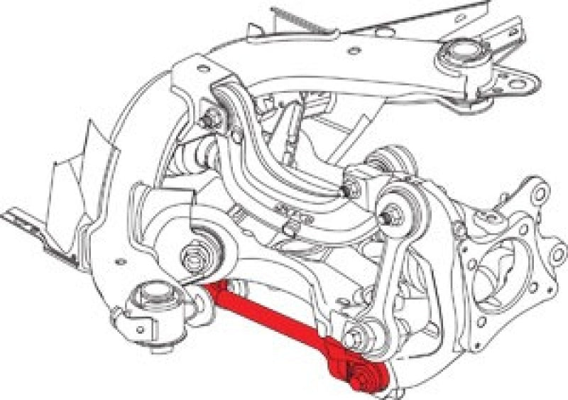 SPC Performance Ford S550 Mustang Forged T6 Aluminum Rear Lower Control Arm - 12050