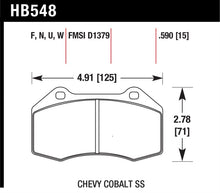 Load image into Gallery viewer, Hawk 08-10 Chevrolet Cobalt / HHR HPS 5.0 Front Brake Pads - HB548B.510
