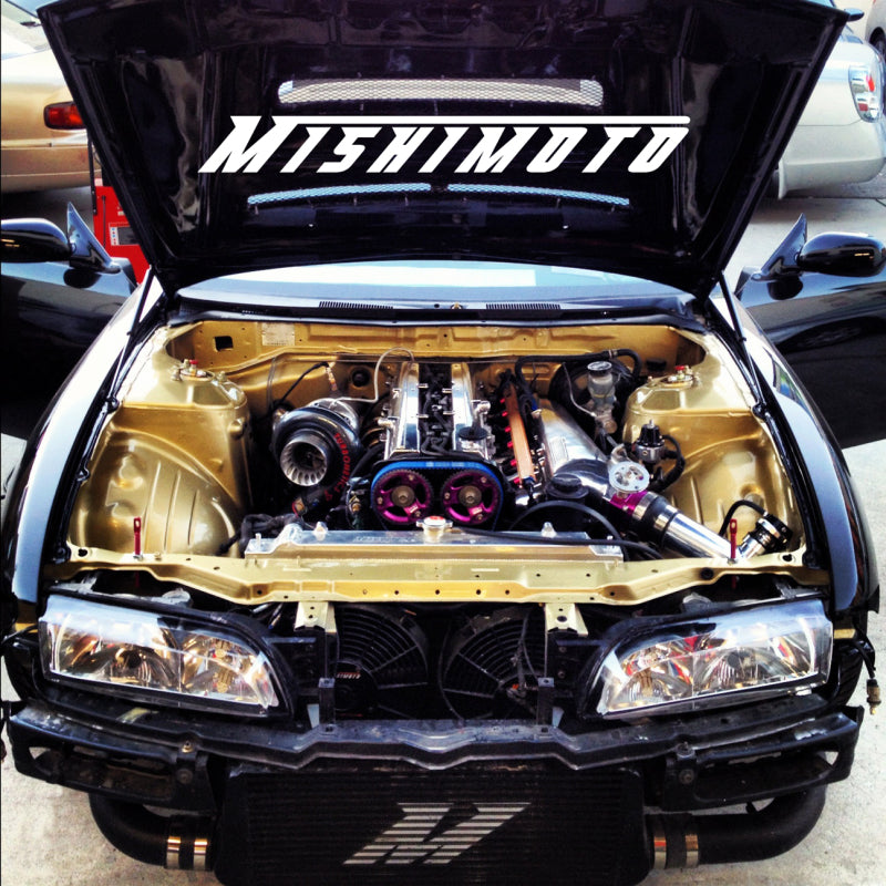 Mishimoto Universal Silver R Line Intercooler Overall Size: 31x12x4 Core Size: 24x12x4 Inlet /Outlet - MMINT-UR