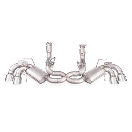 Stainless Works 20-21 Chevrolet Corvette C8 6.2L Legend Cat-Back Exhaust w/ Polished Tips - C8CBL