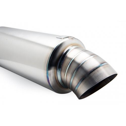 BLOX Racing 3 inch Universal Street Muffler - Turndown Tip - BXEX-00108