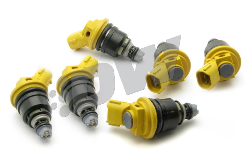 DeatschWerks 96-99 Nissan I30 VQ30 / RB25DET / Maxima VQ30de / 300zx 950cc Side Feed Injectors - 02J-01-0950-6
