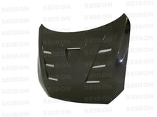 Load image into Gallery viewer, Seibon 08-12 Mitsubishi Evo X TS-style Carbon Fiber Hood - HD0809MITEVOX-TS