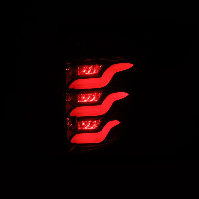 AlphaRex 11-15 Ford Explorer PRO-Series LED Tail Lights Jet Black - 660010