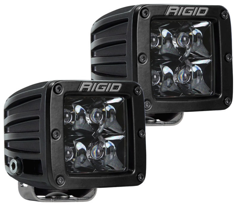 Rigid Industries D-Series Midnight Edition - Spot - Set of 2 - 202213BLK