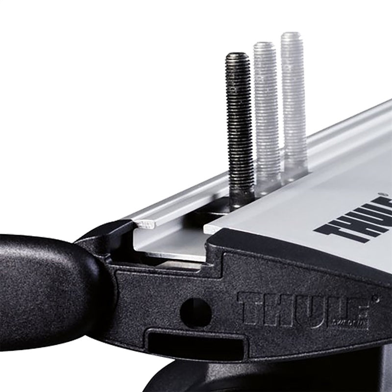 Thule T-Track Adapter Kit for Cargo Boxes (Replaces Standard Power-Click System) - Black - 697604