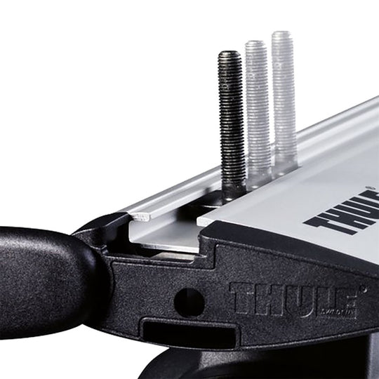 Thule T-Track Adapter Kit for Cargo Boxes (Replaces Standard Power-Click System) - Black - 697604