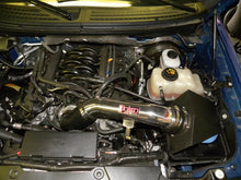 Load image into Gallery viewer, Injen 12 Ford F-150 V8 5.0L Wrinkle Black 4in Power Flow Intake w/ MR Tech/Enc Box w/ Front Inlet - PF9011WB