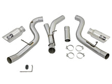 Load image into Gallery viewer, aFe LARGE Bore HD 4in Dual DPF-Back SS Exhaust w/Polished Tip 16-17 GM Diesel Truck V8-6.6L (td) LML - 49-44080-P