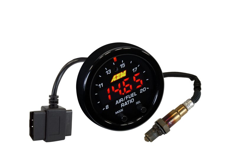 AEM X-Series OBDII Wideband UEGO AFR Sensor Controller Gauge - 30-0334