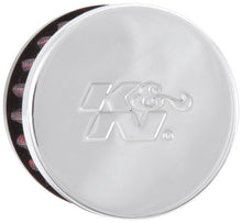 Load image into Gallery viewer, K&amp;N Clamp On Rubber Base Crankcase Vent Filter 0.5in Flange ID 2in OD 1.5in Height - 62-1330