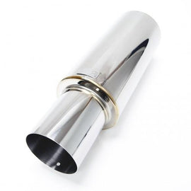 BLOX Racing 63.5mm N1 304 SS Universal Exhaust Muffler w/ Angled Tip - BXEX-00102