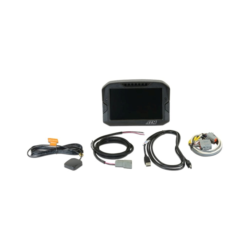 AEM CD-7 Non Logging GPS Enabled Race Dash Carbon Fiber Digital Display w/o VDM (CAN Input Only) - 30-5702