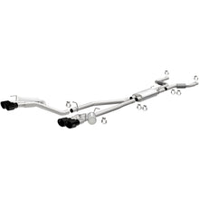Load image into Gallery viewer, MagnaFlow 20-21 Ford Explorer 3.0L V6 Dual Exit Quad Black Chrome Tip Street Series Cat-Back Exhaust - 19515