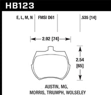 Load image into Gallery viewer, Hawk HP+ Street Brake Pads - HB123N.535