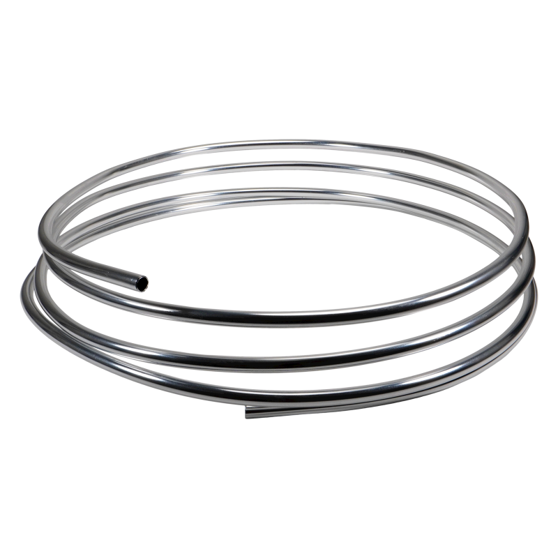 DeatschWerks 10AN Aluminum Hard Tubing 20ft Anodized Clear - 6-02-1107-20