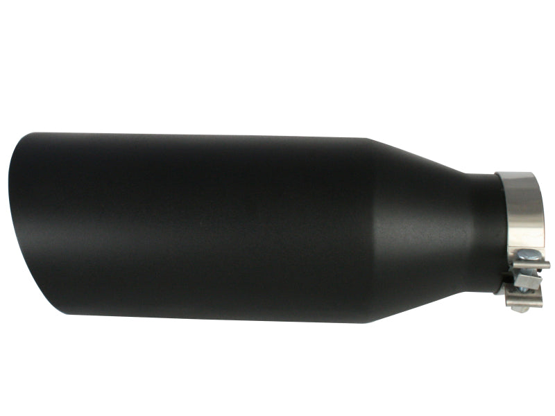 aFe MACH Force-Xp Universal Exhaust Tip 4 IN Inlet x 7 IN Outlet x 18 IN L - 49T40701-B18