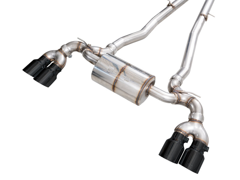 AWE Tuning BMW G90/G99 M5 Touring Edition Cat-Back Exhaust - Diamond Black Tips - 3015-43790