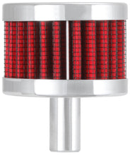 Load image into Gallery viewer, K&amp;N Steel Base Chrome Top Crankcase Vent Filter 1/2in. Vent / 2in. OD / 1-1/2in. Height - 62-1015