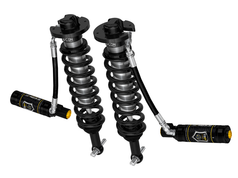 ICON 2021+ Ford F150 2WD 0-3in Lift Front V.S. 2.5 Series Coilovers Extended Travel RR w/ CDEV -Pair - 91819E