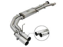 Load image into Gallery viewer, aFe POWER Rebel Series 3in 409 SS Cat Back Exhaust w/ Polished Tips 17 Ford F-150 Raptor V6-3.5L - 49-43091-P