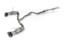 Load image into Gallery viewer, Invidia 2022+ Subaru WRX Gemini Single Layer Quad Black Tip Cat-Back Exhaust - HS22WRXGM4SB